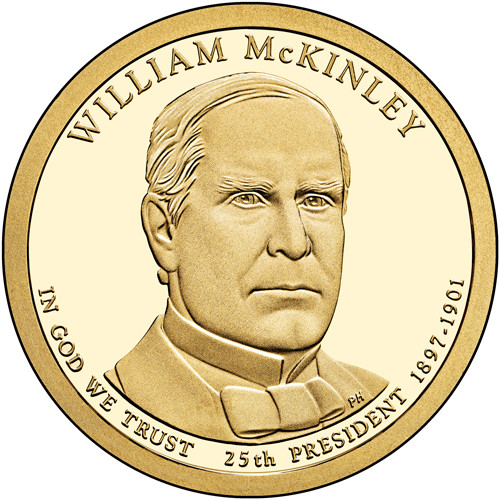 CNPRES25D  - 2013 $1.00 President William McKinley Mint