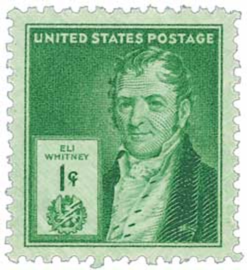 889  - 1940 Famous Americans: 1c Eli Whitney