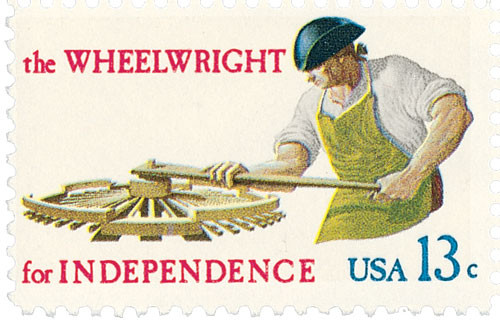 1719  - 1977 13c Skilled Hands for Independence: Wheelwright