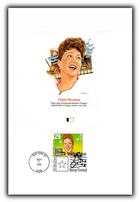 4902815  - 1994 Popular Music - Ethel Merman Proofcard