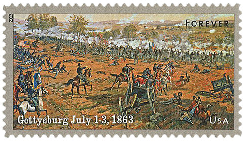 4788  - 2013 First-Class Forever Stamp - The Civil War Sesquicentennial, 1863: Battle of Gettysburg