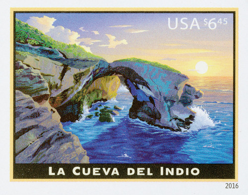 5040a  - 2016 $6.45 Imperf La Cueva del Indio