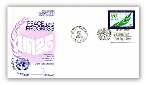 8A210N  - 1970 13c Peace and Progress, New York Cancel