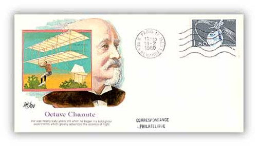 113312  - 1980 Pioneer of Flight - Octave Chanute