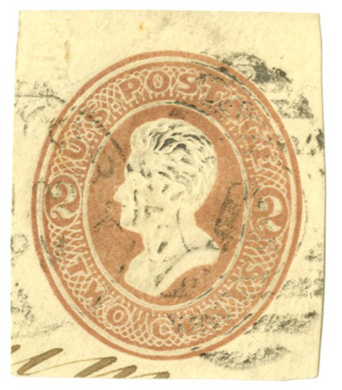 U132 - 1874-86 2c Brown, Stamped Envelope - Mystic Stamp Company