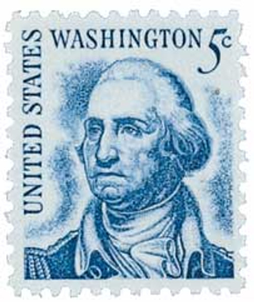 1283  - 1966 5c Prominent Americans: George Washington