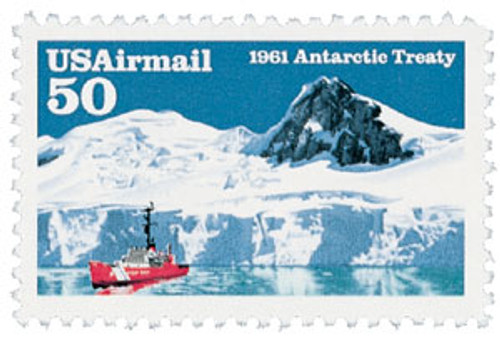 C130  - 1991 50c Antarctic Treaty