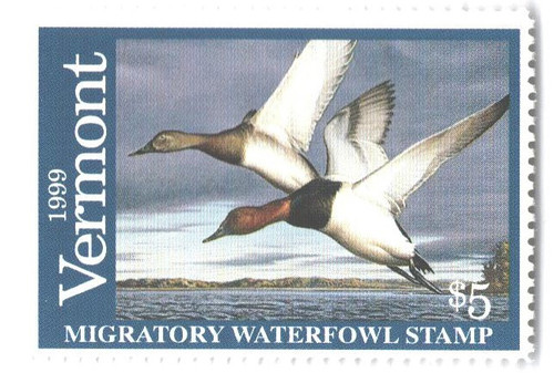 SDVT14  - 1999 Vermont State Duck Stamp