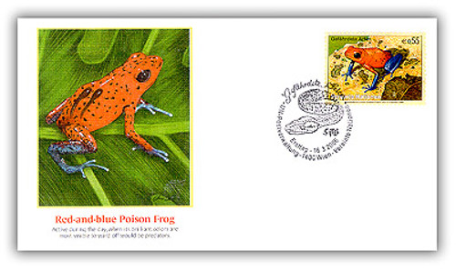7285582  - 2006 ¤,55 VN Red-and-blue Poison Frog FDC FWD