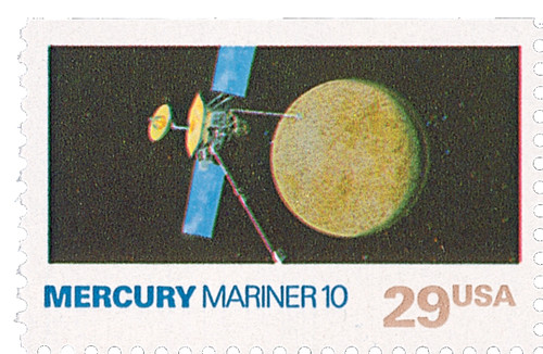 2568  - 1991 29c Space Exploration: Mercury