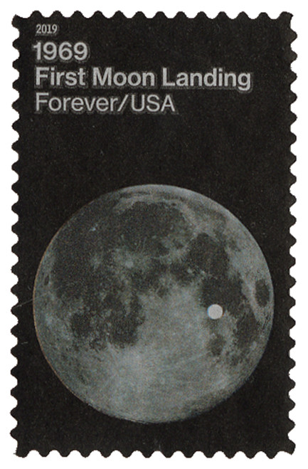 5400  - 2019 First-Class Forever Stamp - First Moon Landing: The Moon