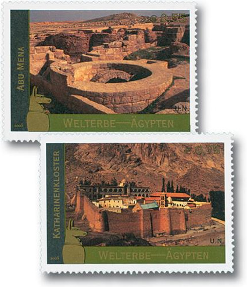 UNV368-69  - 2005 World Heritage Egypt