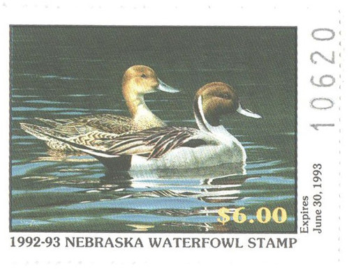 SDNE2  - 1992 Nebraska State Duck Stamp