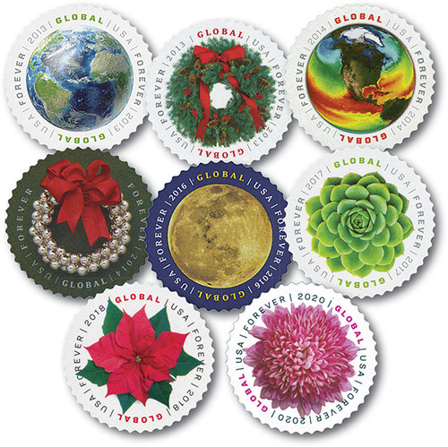 2018 Global Poinsettia Forever Stamps - Always Good for 1 Oz International  First-Class Mail (3 Sheets of 10)
