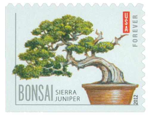 4618  - 2012 First-Class Forever Stamp - Bonsai Trees: Sierra Juniper