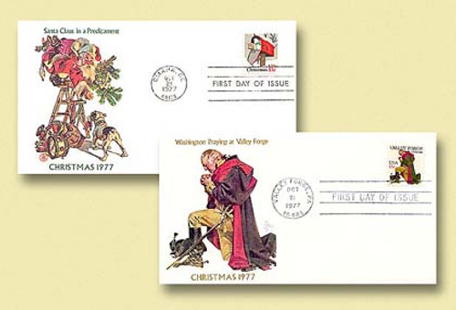 57019  - 1988 Christmas 1977 Set of Two Covers