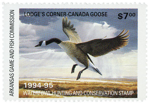 SDAR14  - 1994 Arkansas State Duck Stamp