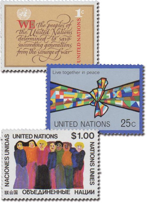 UN291-93  - 1978 Definitives