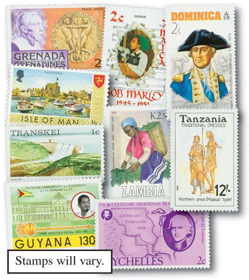 MP1262  - Collection of 1000 British Empire Stamps