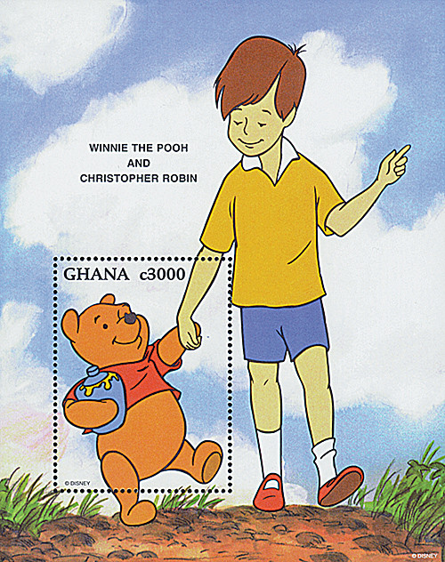 MDS296C  - 1996 Disney's Tribute to Best Friends, Mint Souvenir Sheet, Ghana