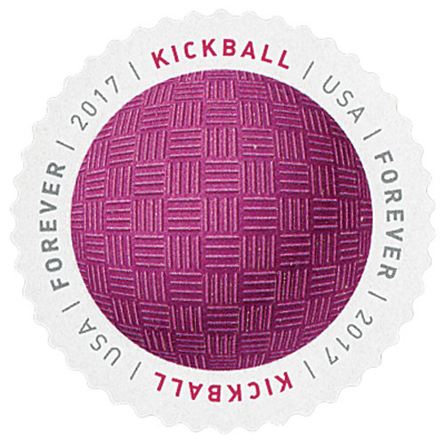 5210  - 2017 First-Class Forever Stamp - Have a Ball!: Kickball