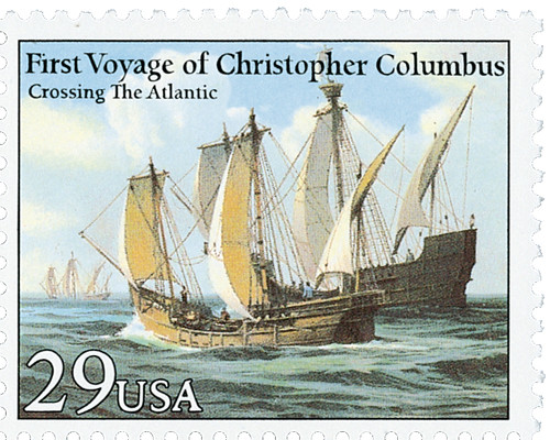 2621  - 1992 29c Voyages of Columbus: Crossing the Atlantic