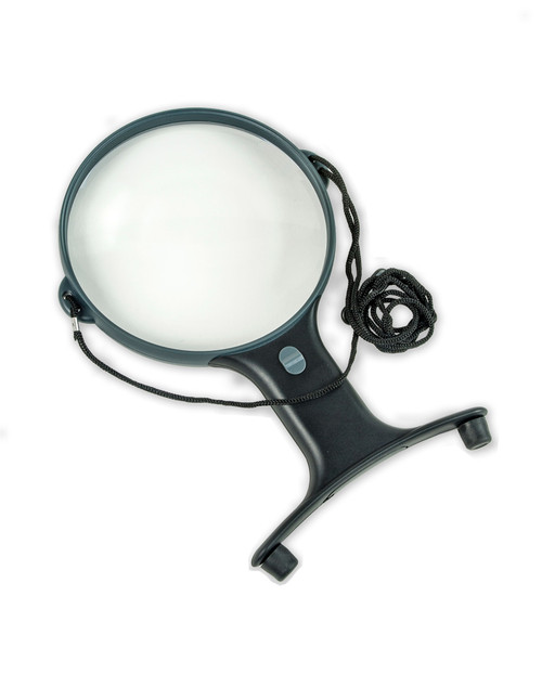 LS351  - LED Lighted Hands Free 2X Power Magnifier