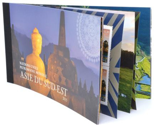 UNG603  - 2015 World Heritage Sites - South East Asia booklet of 24 stamps