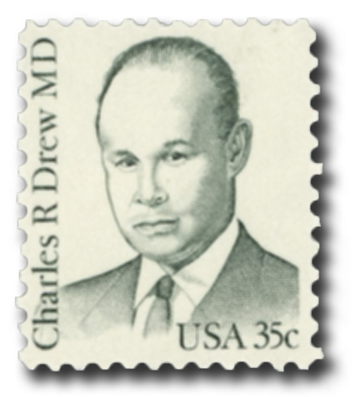 1865  - 1981 35c Great Americans: Charles R. Drew, M.D.