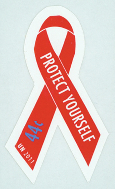 UN1028  - 2011 44c AIDS Ribbon