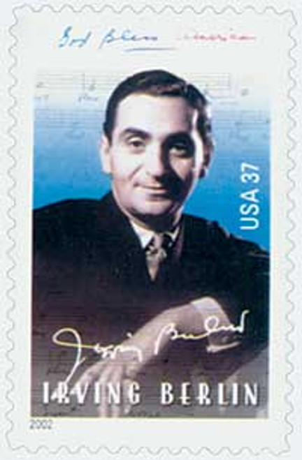 3669  - 2002 37c Irving Berlin