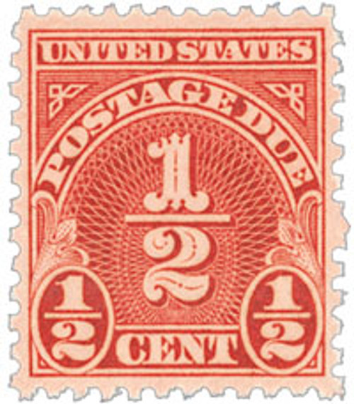 J79  - 1931 ½c Postage Due - Rotary Press, dull carmine