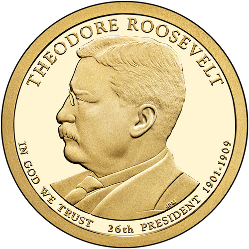 CNPRES26D  - 2013 $1.00 President T. Roosevelt D mint