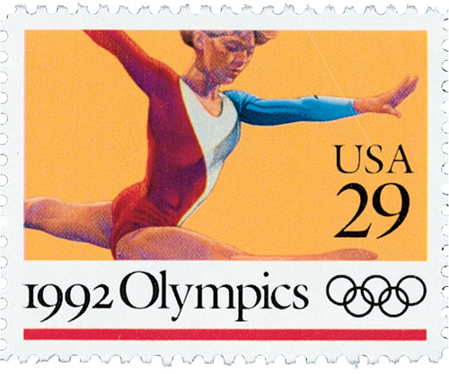 2638  - 1992 29c Summer Olympics: Women's Gymnastics