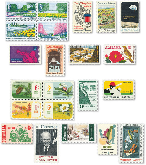 YS1969  - 1969 Commemorative Stamp Year Set