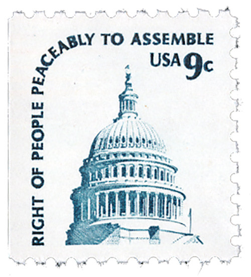 1590A  - 1977 9c Capitol Dome, perf 10