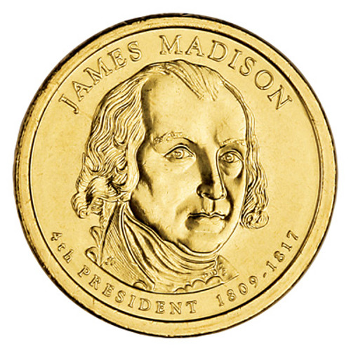 CNPRES04P  - 2007 $1.00 President Madison, P Mint