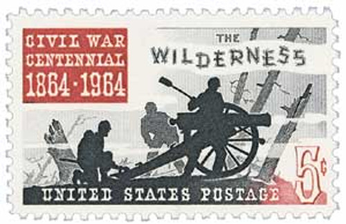 1181  - 1964 5c Civil War Centennial: Battle of the Wilderness