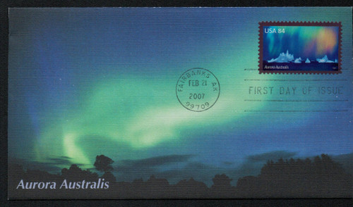 4123b  - 2007 84c Aurora Australis FDC