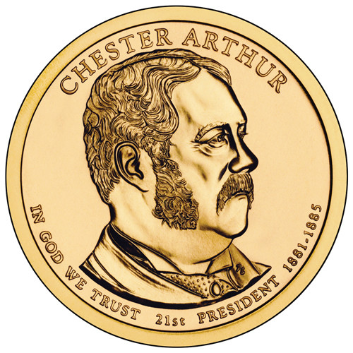 CNPRES21D  - 2012 $1.00 President Chester Arthur, D