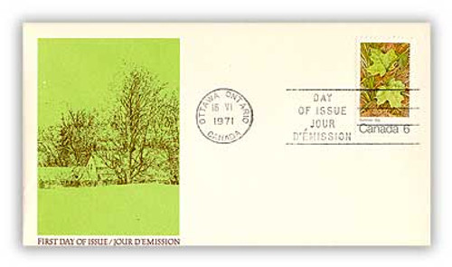 6A536  - 1971 6c Maple in Summer