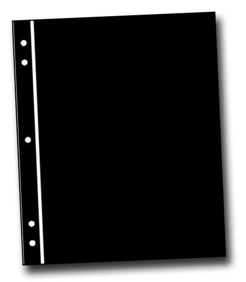 GS946A  -  SAFE Mint Sheet Pages, Black, Package of 5