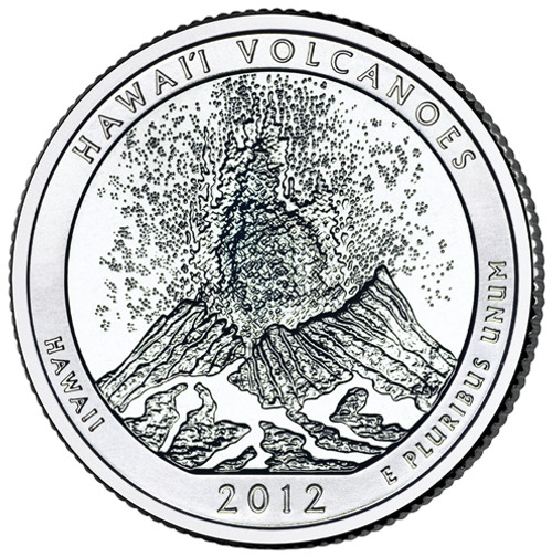 CNHIVC25P  - 2012 Hawaii Volcanoes National Park Quarter, P Mint