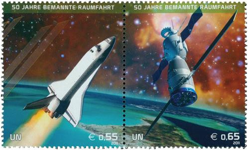 UNV485  - 2011 United Nations Human Space Flight s/s 2