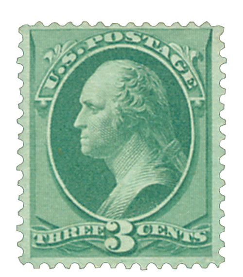 184  - 1879 3c Washington, green