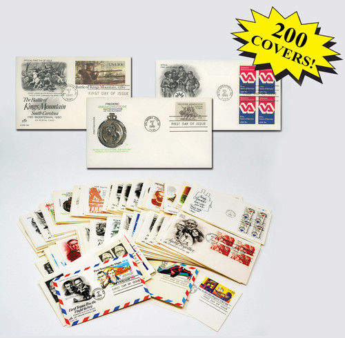 MCV019A  - 1980s First Day Covers, Collection of 200