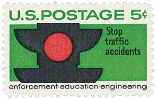 1272  - 1965 5c Traffic Safety