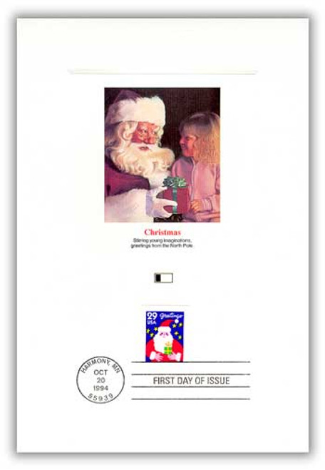 4903099 - 1994 Christmas Santa Self-Adhesive PFCD
