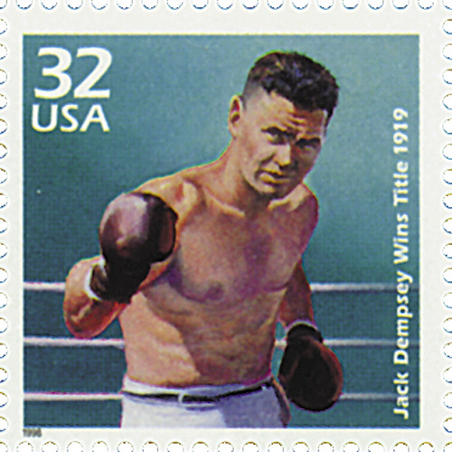 3183m  - 1998 32c Celebrate the Century - 1910s: Jack Dempsey Wins Title