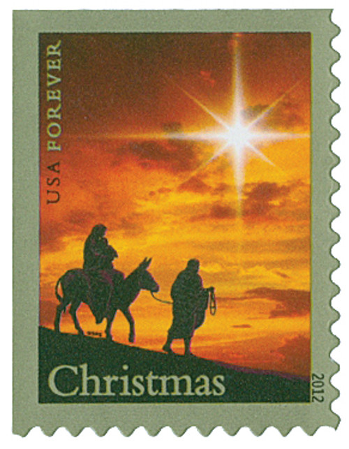 4711  - 2012 First-Class Forever Stamp - Traditional Christmas: Holy Family
